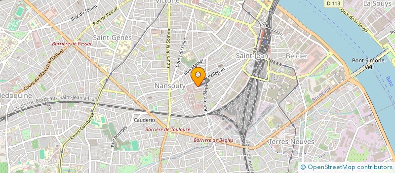 localisation de l'entreprise CHRTT à BORDEAUX