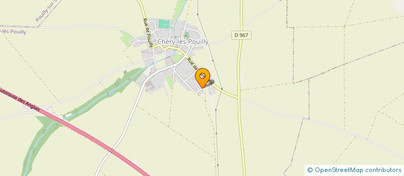 localisation de l'entreprise CHRY'LOULOU  CHERY-LES-POUILLY