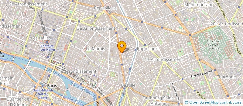 localisation de l'entreprise CHRYLOME  PARIS