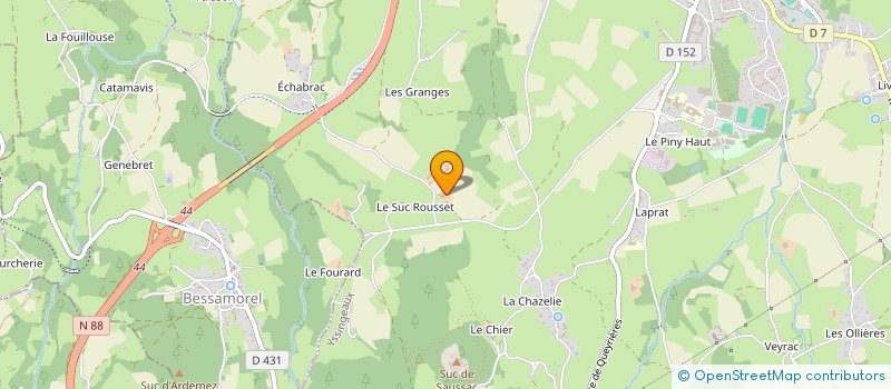 localisation de l'entreprise CHRYO à BEAUX