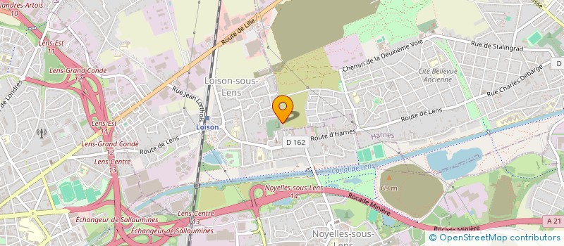 localisation de l'entreprise CHRYS à LOISON-SOUS-LENS