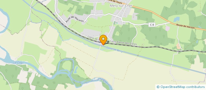 localisation de l'entreprise CHRYS M AU NATUREL  MERY-SUR-CHER