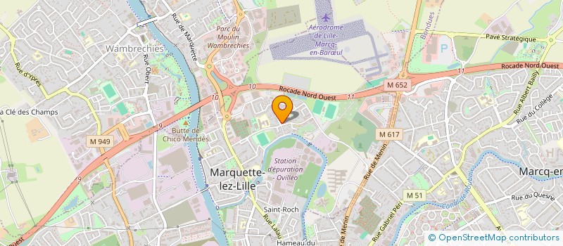 localisation de l'entreprise CHRYSAL'ID à MARQUETTE-LEZ-LILLE