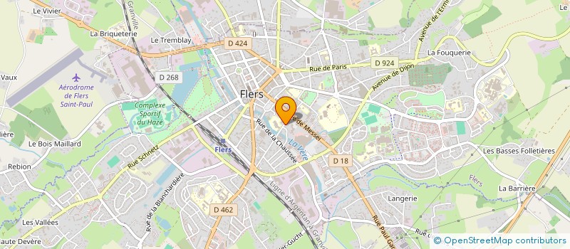 localisation de l'entreprise CHRYSALIDE à FLERS