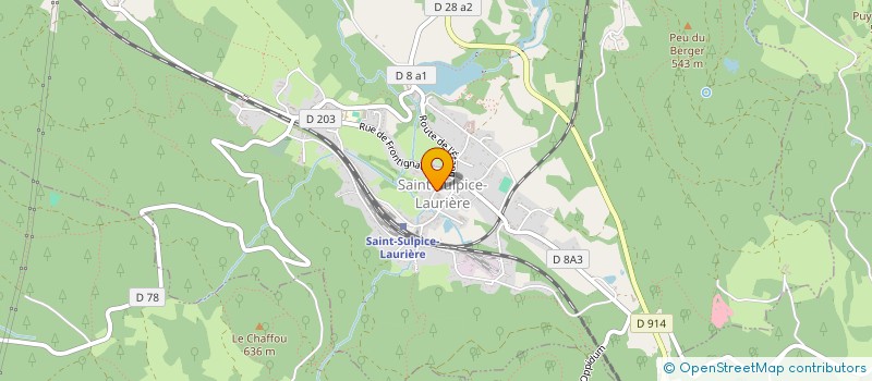 localisation de l'entreprise CHRYSALIDE  SAINT-SULPICE-LAURIERE