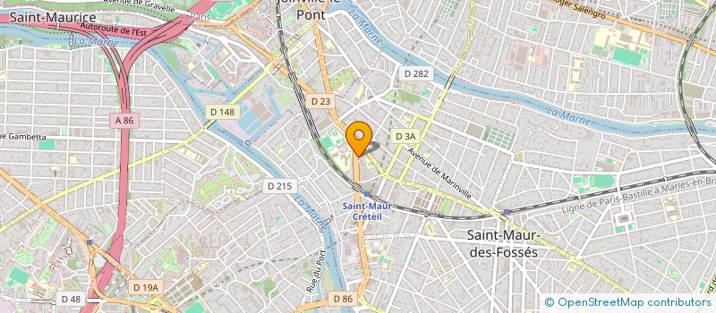 localisation de l'entreprise CHRYSALIDE à SAINT-MAUR-DES-FOSSES