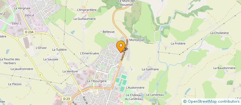 localisation de l'entreprise CHRYSALIDE à LES HERBIERS
