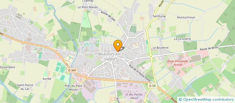 localisation de l'entreprise CHRYSALIDE à BRISSAC LOIRE AUBANCE