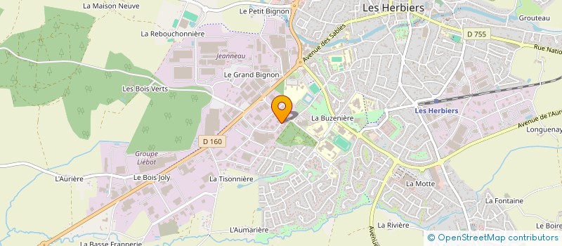 localisation de l'entreprise CHRYSALIDE à LES HERBIERS