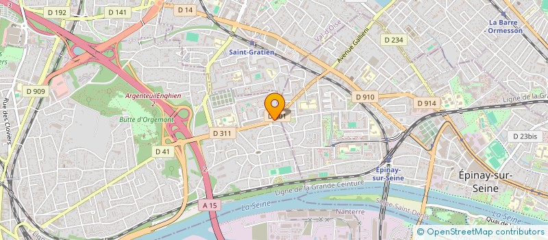 localisation de l'entreprise CHRYSALIDE à ARGENTEUIL