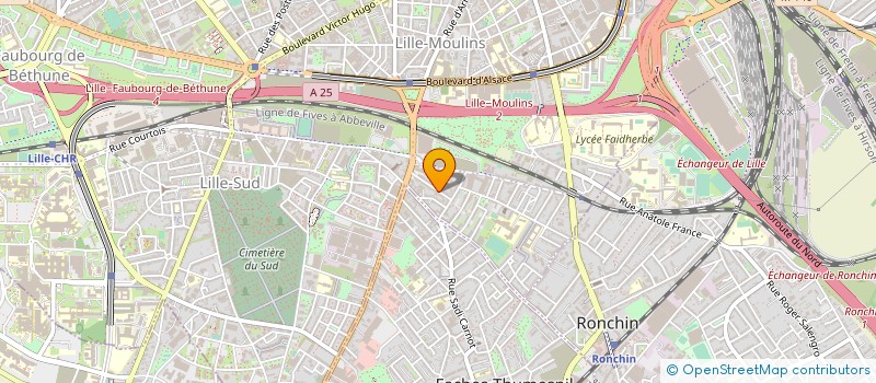 localisation de l'entreprise CHRYSALIDE  MERIGNIES