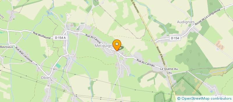 localisation de l'entreprise CHRYSALIDE  MECQUIGNIES