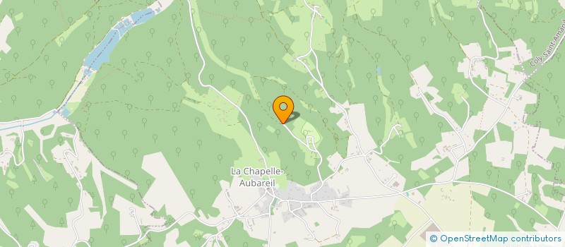 localisation de l'entreprise CHRYSALIDE  LA CHAPELLE-AUBAREIL