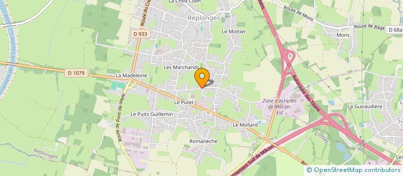 localisation de l'entreprise CHRYSALIDE ASSOCIATION à REPLONGES
