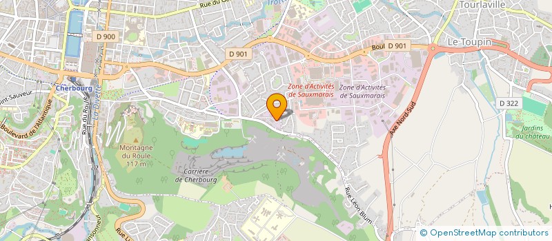 localisation de l'entreprise CHRYSALIDE BRODERIES  CHERBOURG-EN-COTENTIN