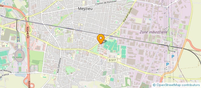 localisation de l'entreprise CHRYSALIDE CONSEIL BIEN-ETRE à MEYZIEU