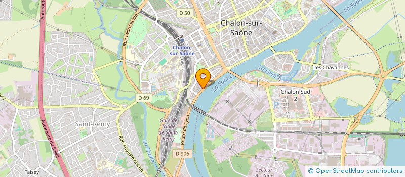 localisation de l'entreprise CHRYSALIDE STUDIO  CHALON-SUR-SAONE