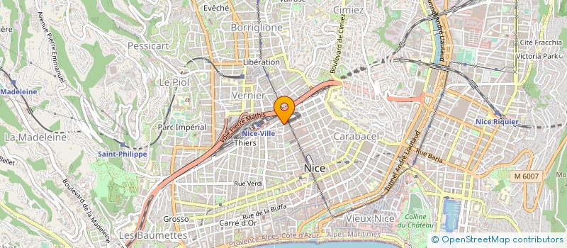 localisation de l'entreprise CHRYSALINE à NICE