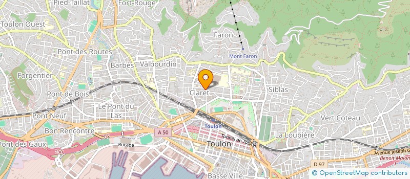 localisation de l'entreprise CHRYSALIS à TOULON