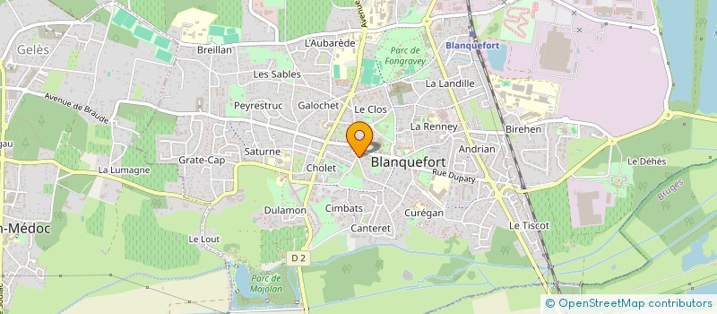 localisation de l'entreprise CHRYSALIS INFORMATIQUE à BLANQUEFORT