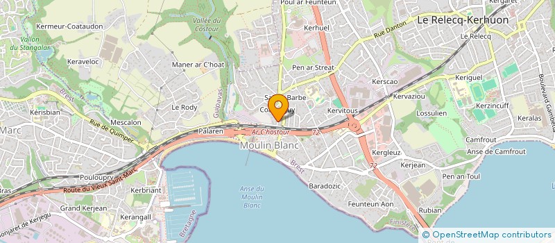 localisation de l'entreprise CHRYSALIS L'ATELIER à LE RELECQ-KERHUON