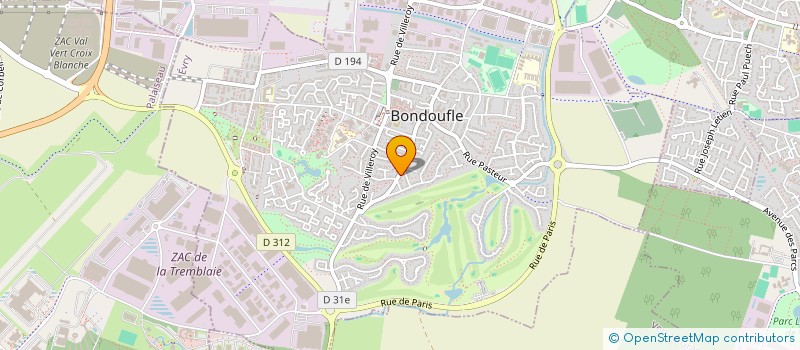 localisation de l'entreprise CHRYSALIS PATRIMOINE à BONDOUFLE