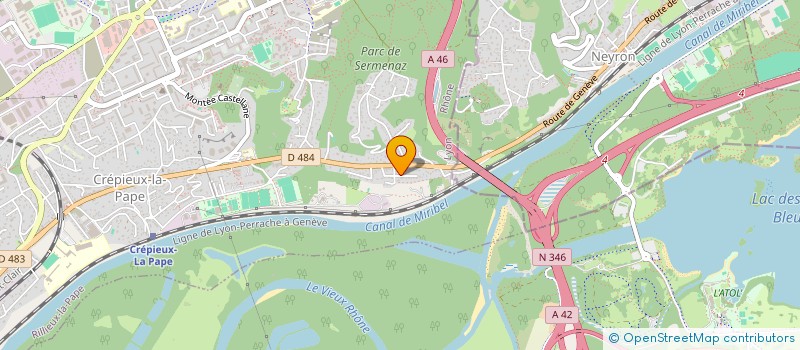 localisation de l'entreprise CHRYSALLIANCE à RILLIEUX-LA-PAPE