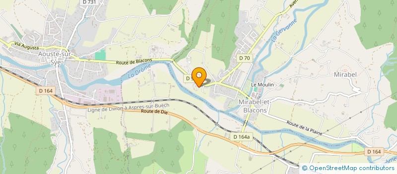 localisation de l'entreprise CHRYSALLIS BIODIVERSITE  DIE