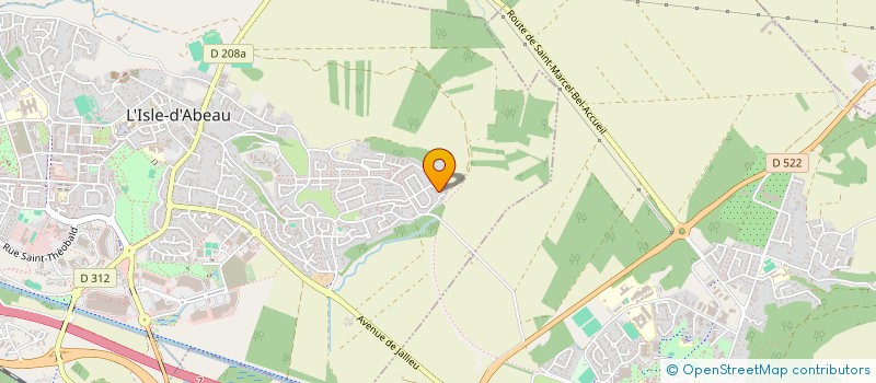 localisation de l'entreprise CHRYSALLIS JAZZ  L'ISLE-D'ABEAU