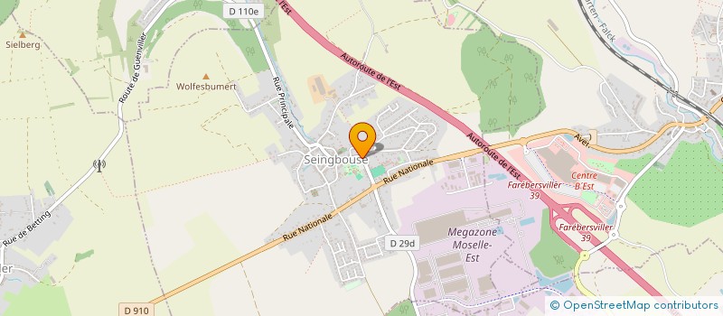 localisation de l'entreprise CHRYSAOR  SEINGBOUSE