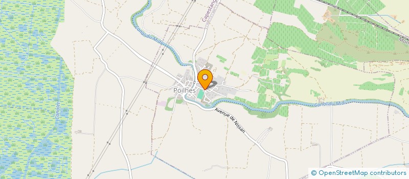 localisation de l'entreprise CHRYSAUR  POILHES