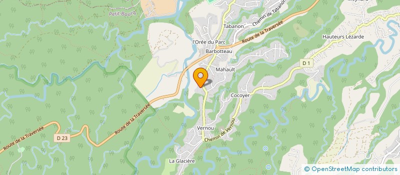 localisation de l'entreprise CHRYSAURELE à PETIT-BOURG