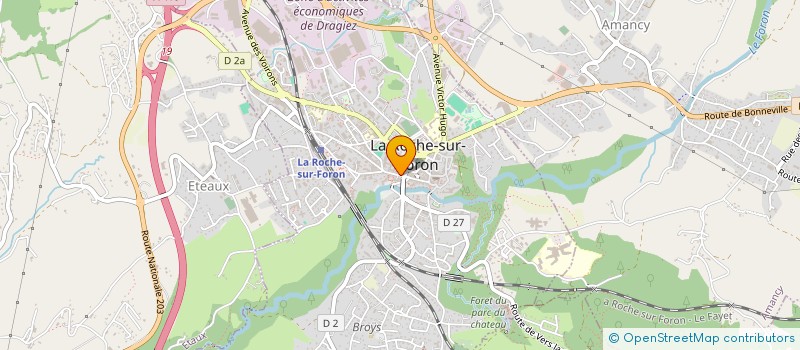 localisation de l'entreprise CHRYSELE COIFFURE  LA ROCHE-SUR-FORON