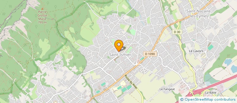 localisation de l'entreprise CHRYSEOS  SAINT-ISMIER