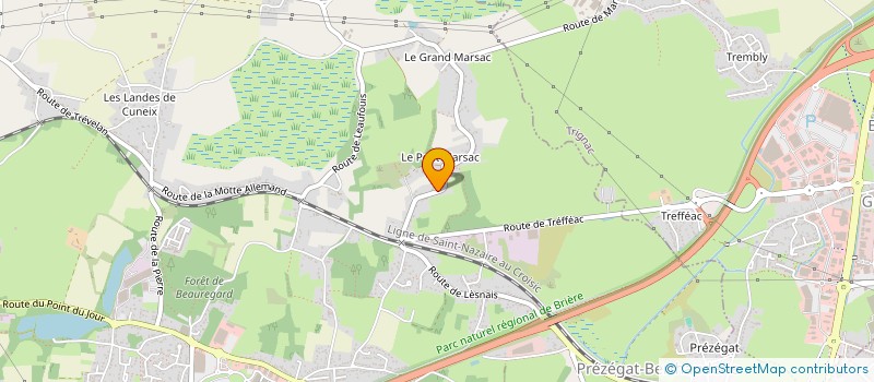 localisation de l'entreprise CHRYSERIC  SAINT-NAZAIRE