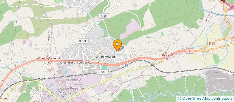 localisation de l'entreprise CHRYSOLITES  MEYREUIL