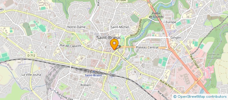 localisation de l'entreprise CHRYSOPEE 22 à SAINT-BRIEUC