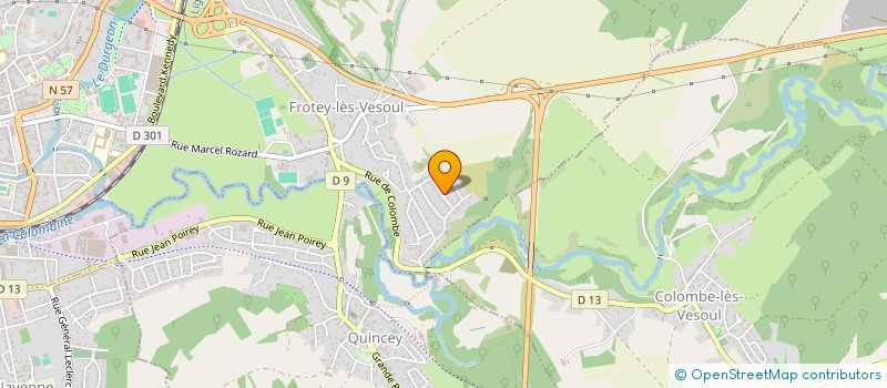 localisation de l'entreprise CHRYSSANDE  FROTEY-LES-VESOUL