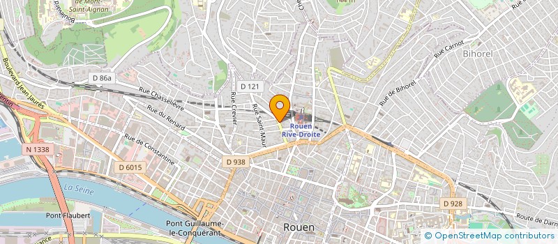 localisation de l'entreprise CHRYST AUTOMOBILES à ROUEN