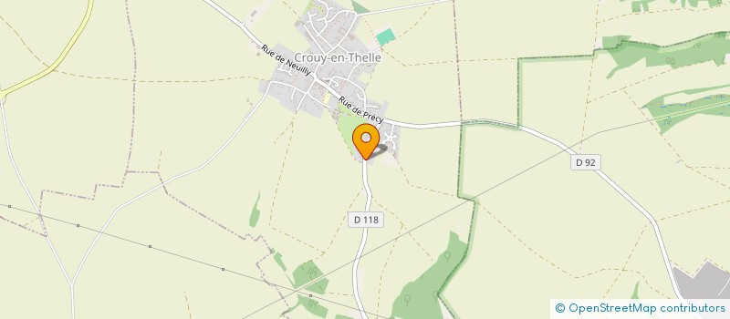 localisation de l'entreprise CHRYSTAL  CROUY-EN-THELLE