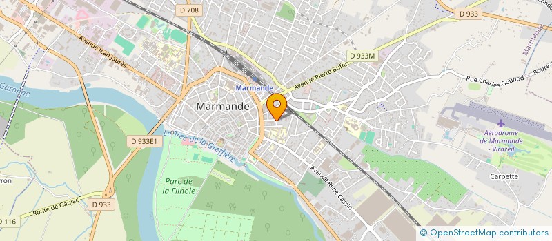 localisation de l'entreprise CHRYSTALE  MARMANDE