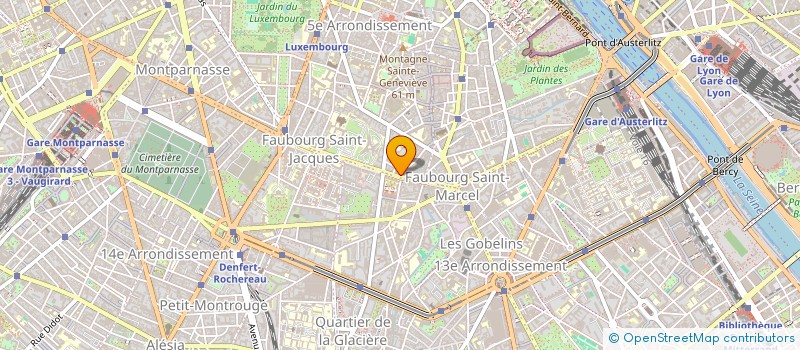 localisation de l'entreprise CHRYSTALIDE à PARIS