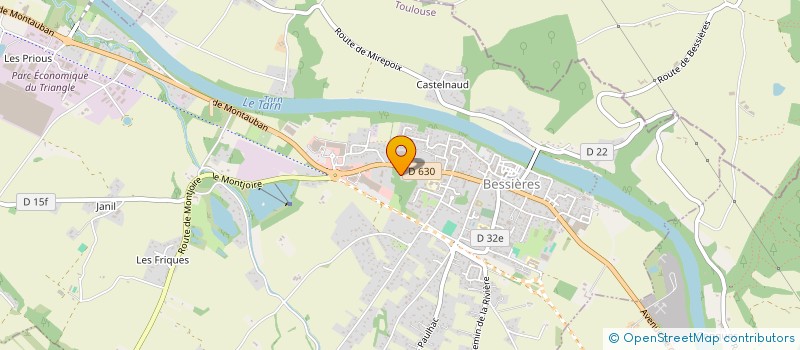 localisation de l'entreprise CHRYSTALINE 31  BESSIERES