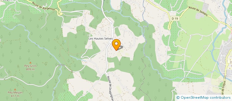 localisation de l'entreprise CHRYSTEL CAMUS PRODUCTIONS  SEILLANS