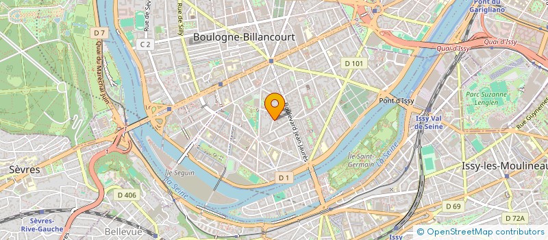 localisation de l'entreprise CHRYSTELE MARCHAND CONSEIL à BOULOGNE-BILLANCOURT