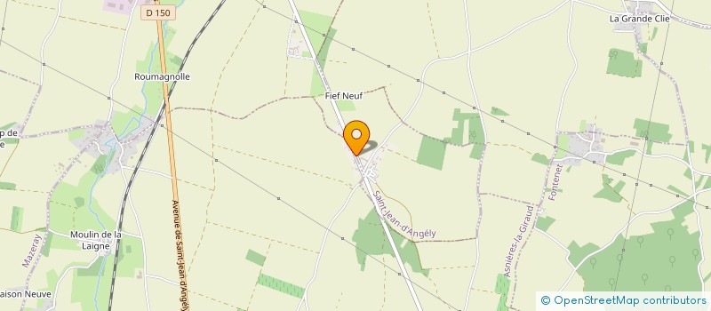 localisation de l'entreprise CHRYSTEMATH  ASNIERES-LA-GIRAUD