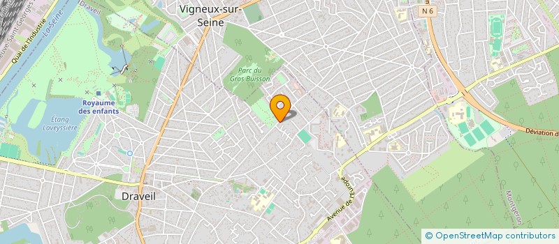 localisation de l'entreprise CHRYSTIE à DRAVEIL