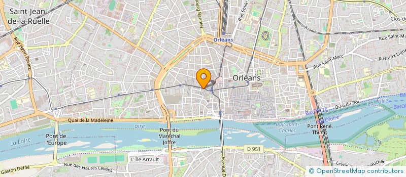 localisation de l'entreprise CHRYSTOFFANN SARL à ORLEANS