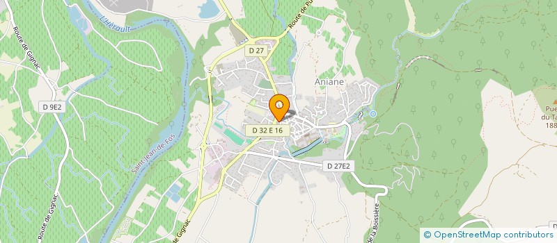 localisation de l'entreprise CHRYSVAL  ANIANE