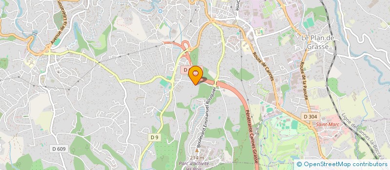 localisation de l'entreprise CHRYZALIS ASSOCIATION à GRASSE